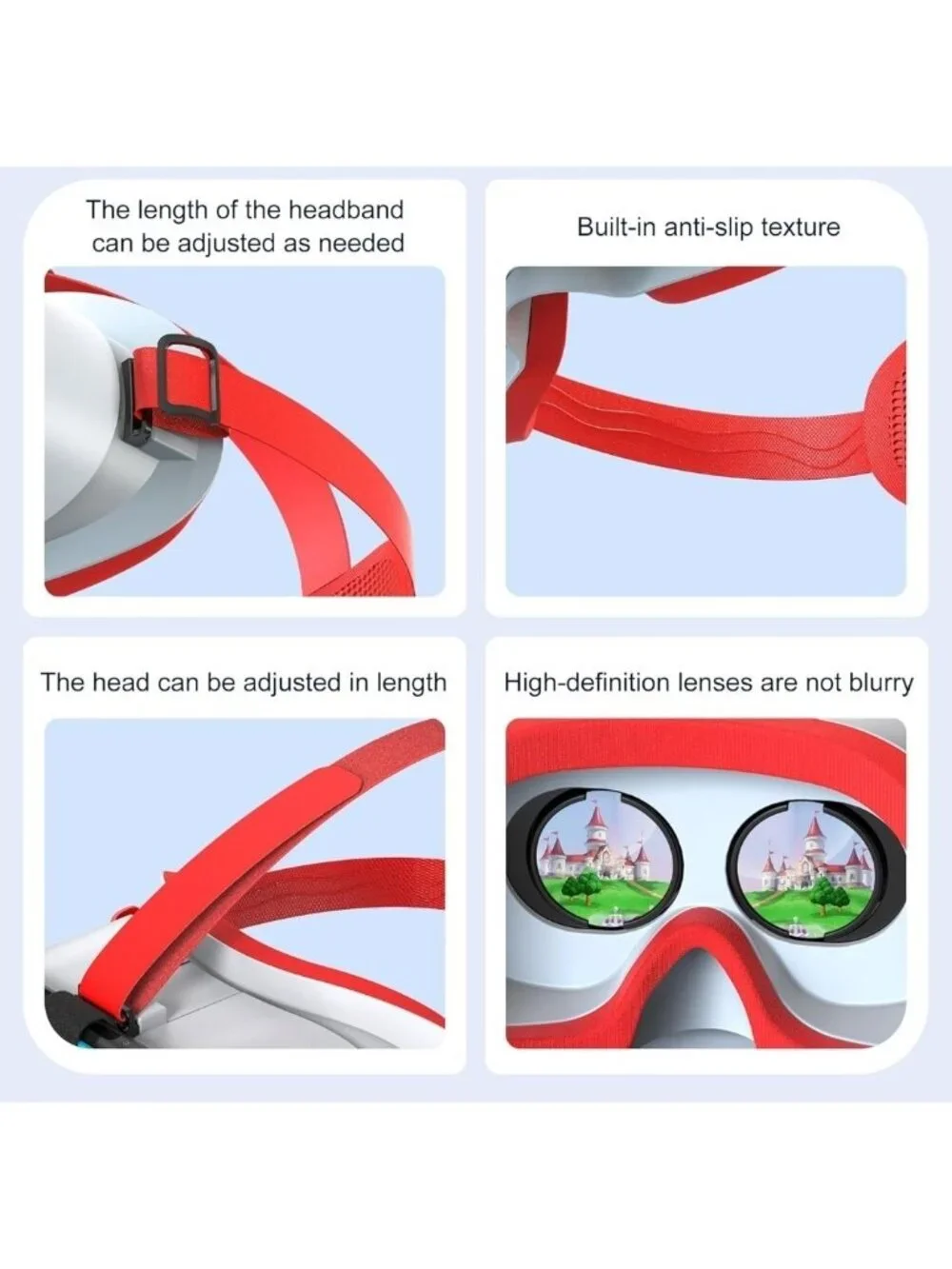 VR Headset for Nintendo Switch 2 (2025) W/ Adjustable HD Lenses & Comfort Straps